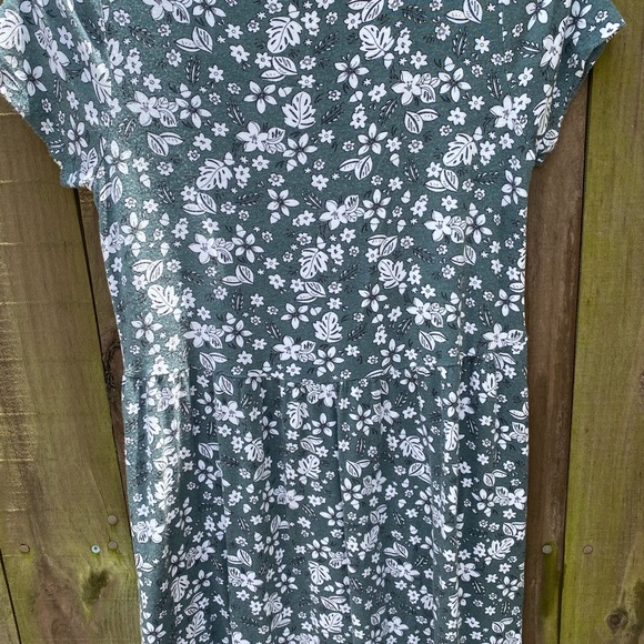 Copper Key Girls Green Floral Dress 🐢🐊 Size: L - Picture 7 of 11
